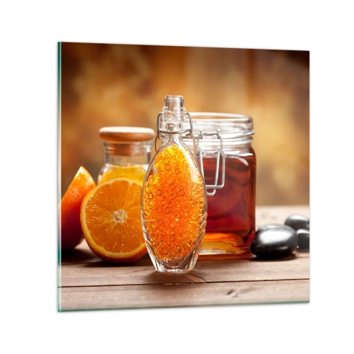 Glasbild - Bild auf glas - Sonnige Aromen und Düfte - 30x30 cm