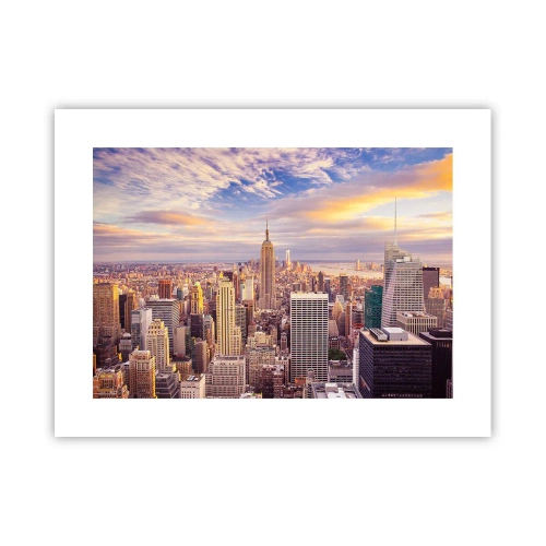 Poster - Nur nach den Wolken greifen - 40x30 cm