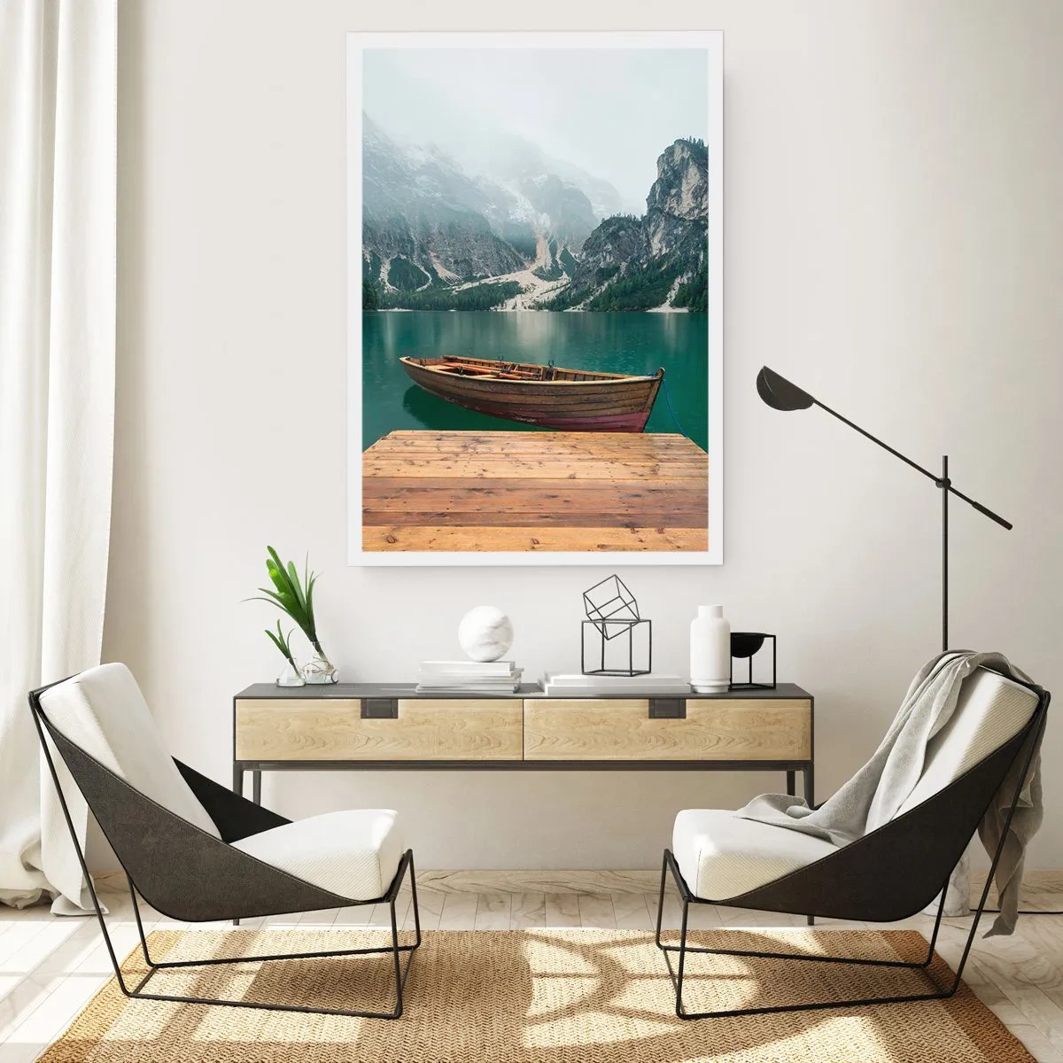 Poster - Und die stolzen Felsen der Stirn - 70x100 cm