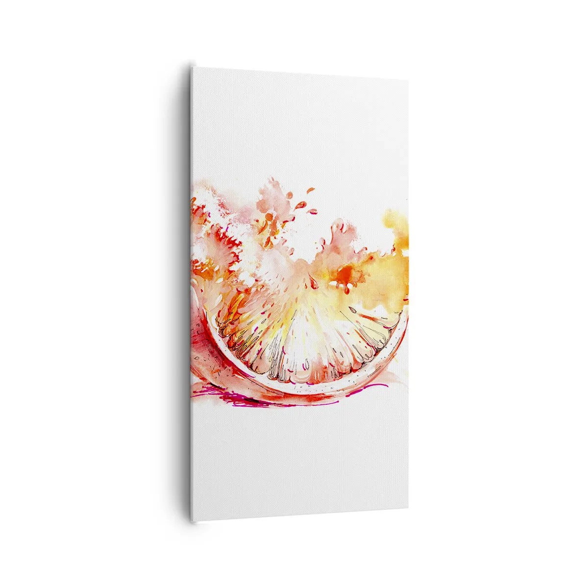 Bild auf Leinwand - Leinwandbild - Saftige Erfrischung - 65x120 cm