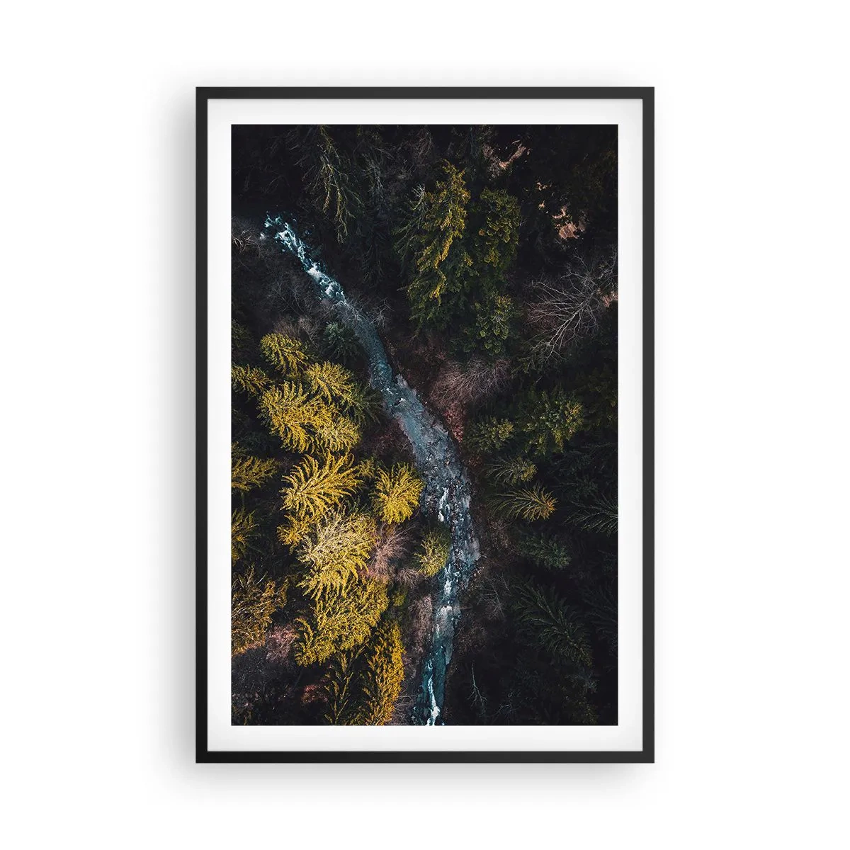 Poster in einem schwarzem Rahmen - Schnell und immer schneller - 61x91 cm