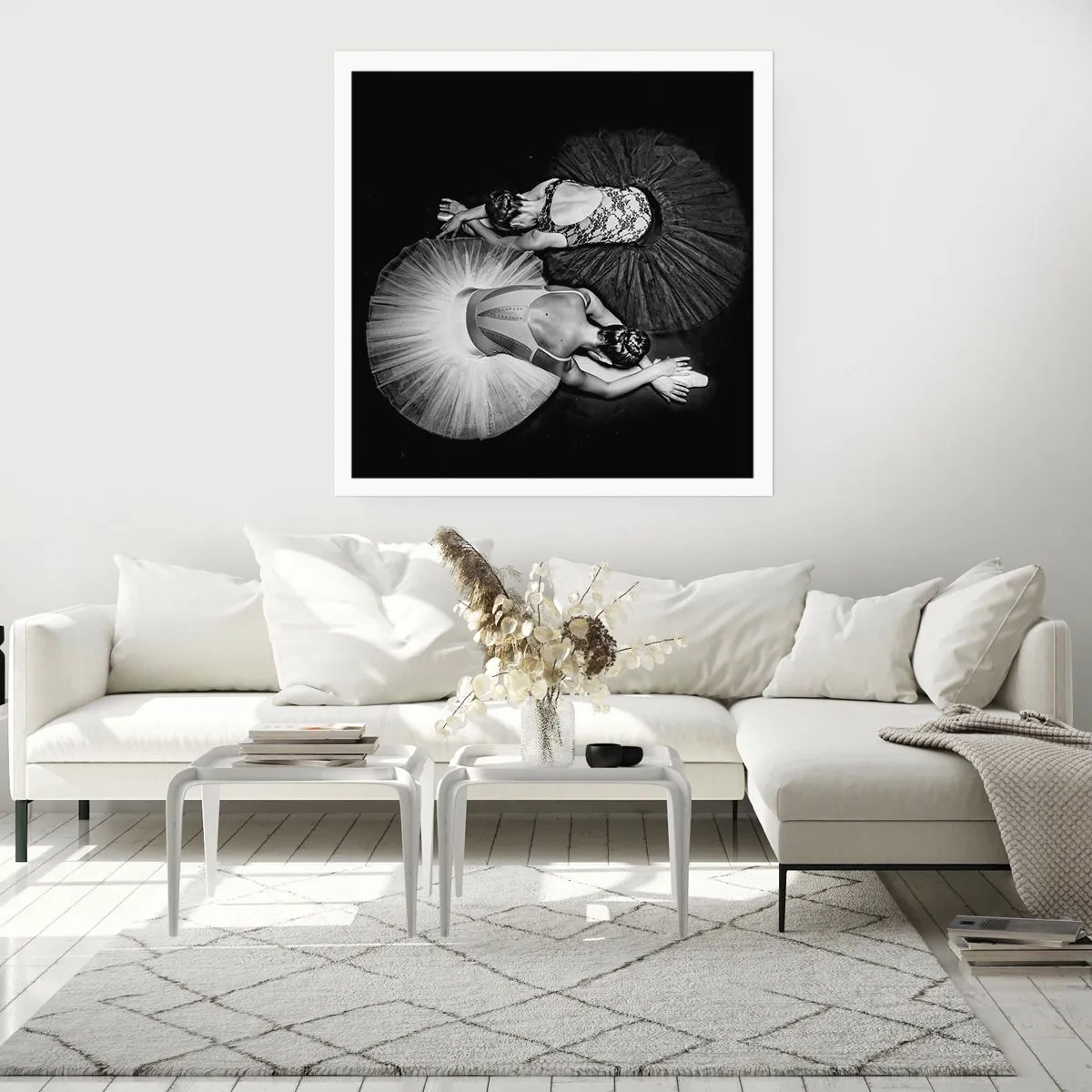 Poster - Jin und Jang – perfekte Balance - 40x40 cm