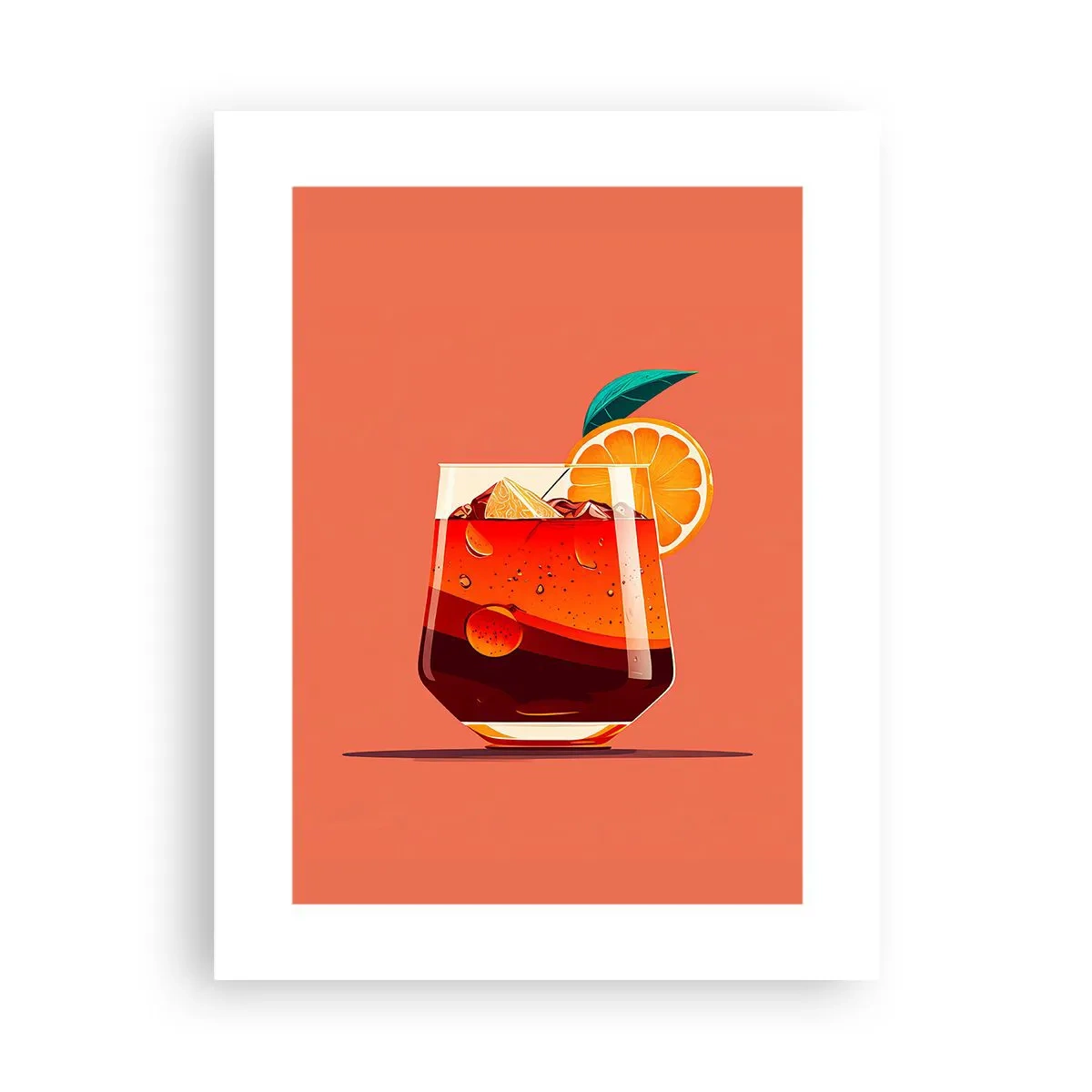 Poster - Sommerliche Erfrischung - 30x40 cm