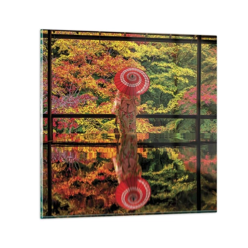 Glasbild - Bild auf glas - Im Tempel der Natur - 30x30 cm