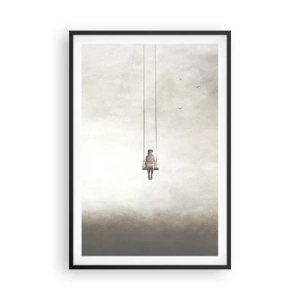 Poster in einem schwarzem Rahmen - Ein Kind in uns - 61x91 cm