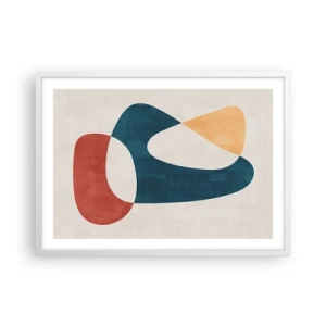 Poster in einem weißen Rahmen - Einflüsse und Metamorphosen - 70x50 cm