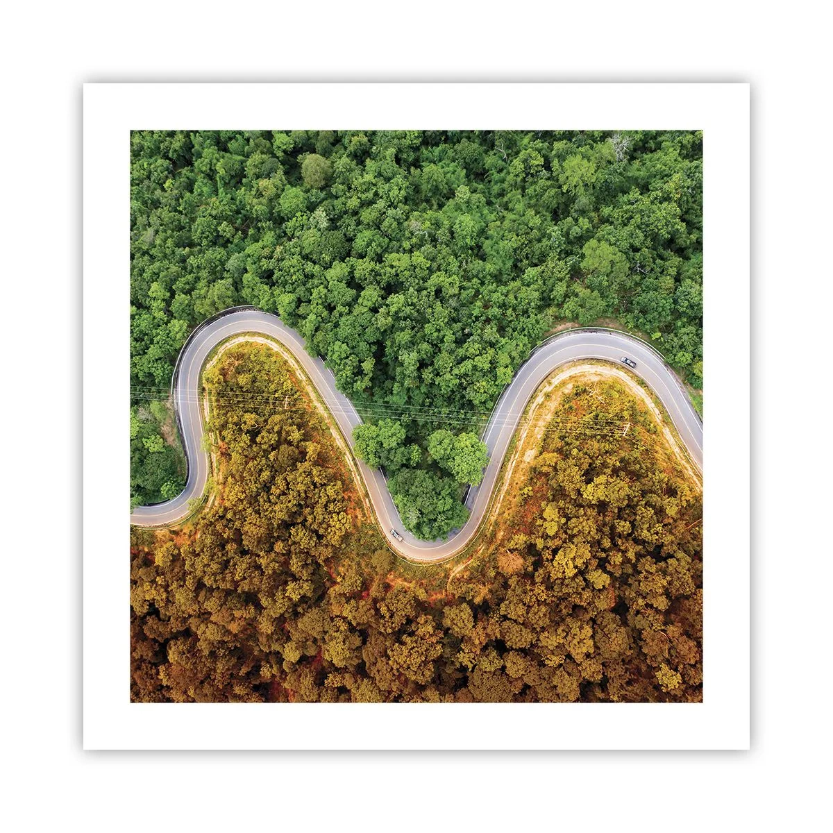 Poster - Grenzen und Durchbrüche - 50x50 cm