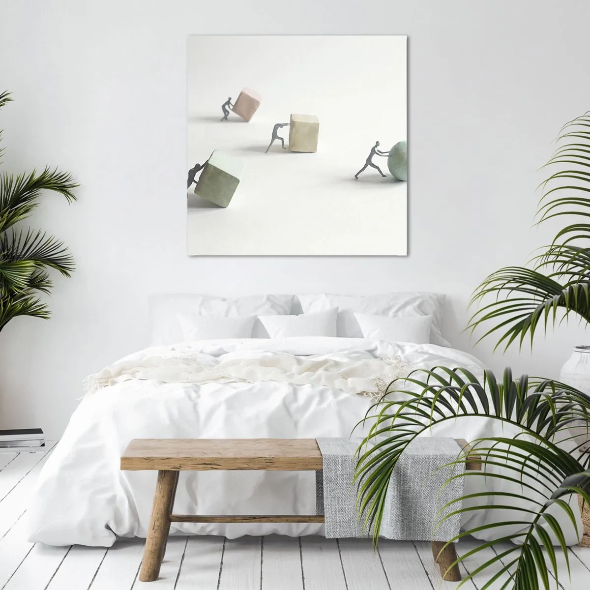 Bild auf Leinwand - Leinwandbild - Pures Leben - 50x50 cm