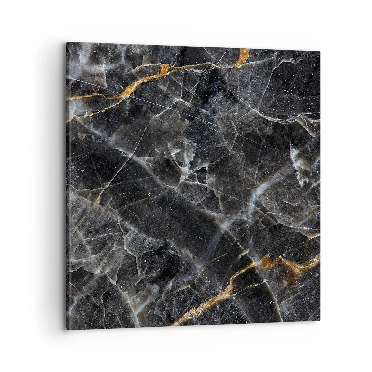 Bild auf Leinwand - Leinwandbild - Das Innenleben des Steins - 60x60 cm