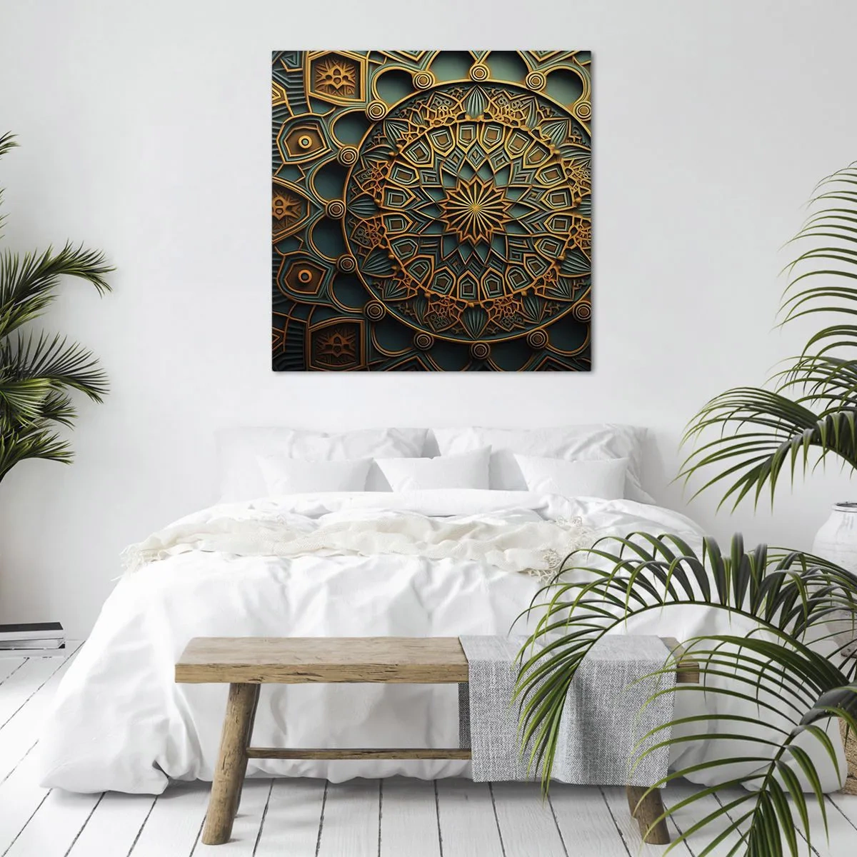 Bild auf Leinwand - Leinwandbild - In arabischer Atmosphäre - 70x70 cm