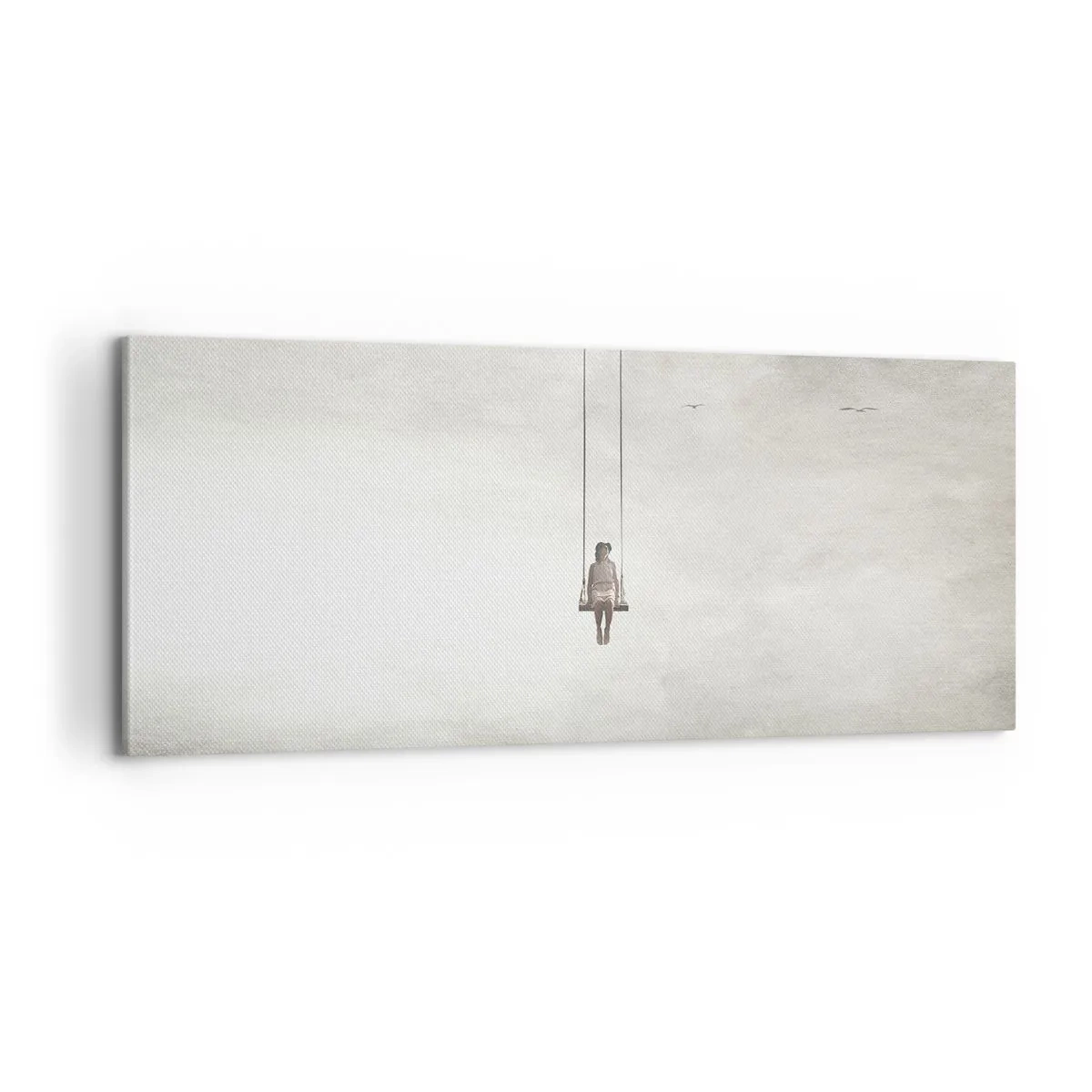 Bild auf Leinwand - Leinwandbild - Ein Kind in uns - 100x40 cm