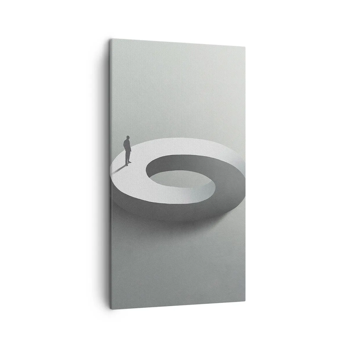 Bild auf Leinwand - Leinwandbild - Und wie soll man davon klug werden - 45x80 cm