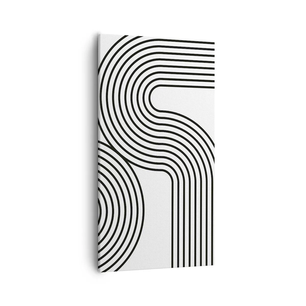 Bild auf Leinwand - Leinwandbild - An der Kurve - 55x100 cm