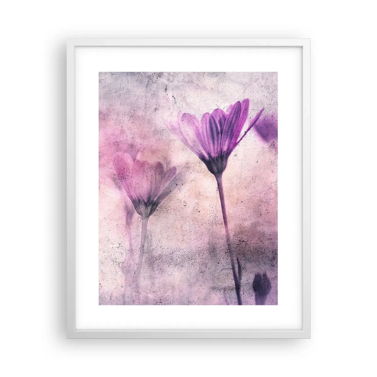 Poster in einem weißen Rahmen - Ein Blumentraum - 40x50 cm