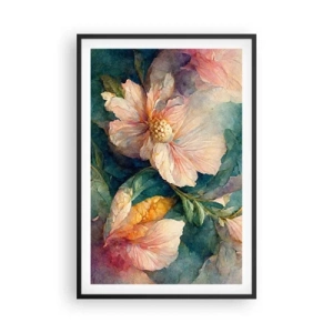 Poster in einem schwarzem Rahmen - Pure Subtilität - 61x91 cm