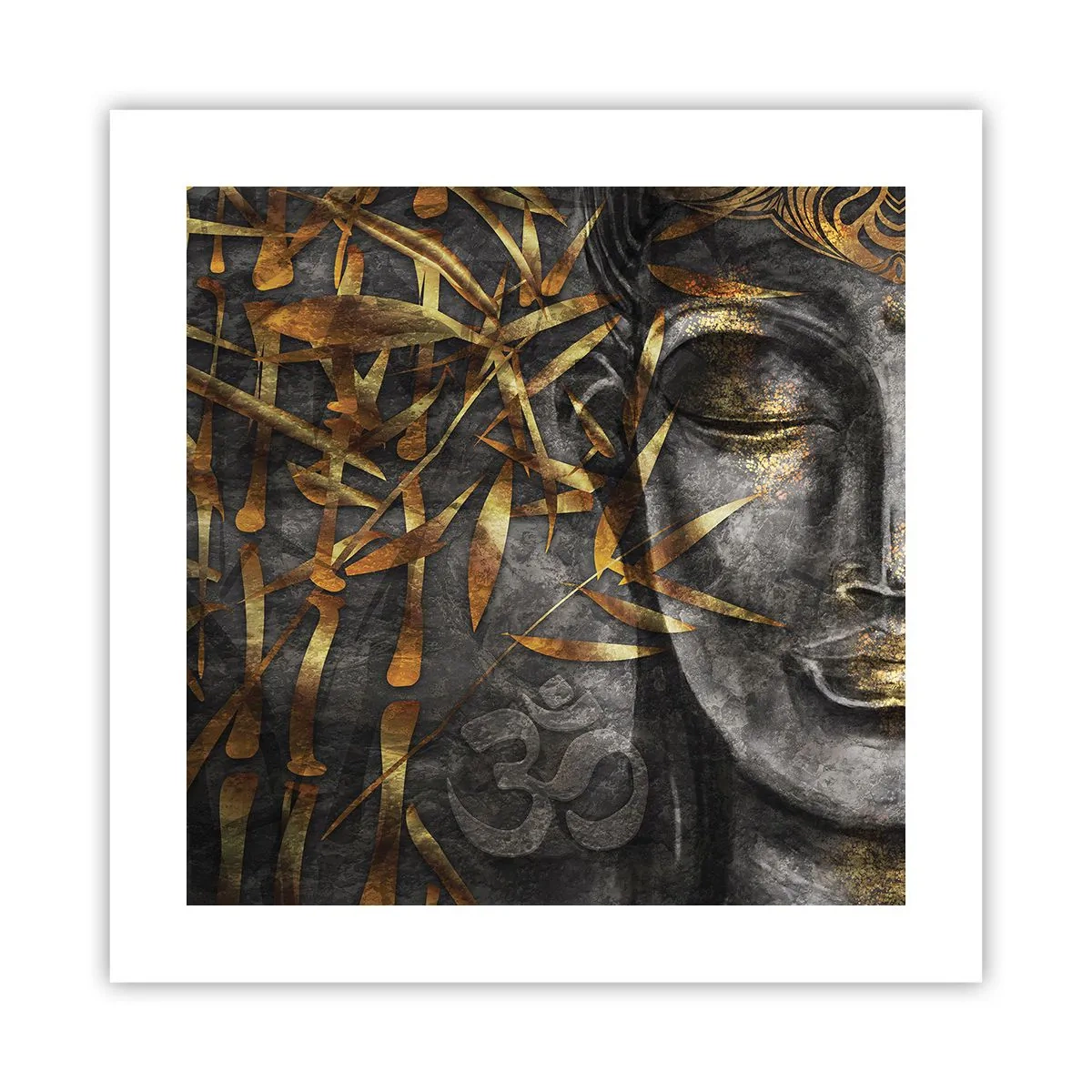 Poster - Fühle den Frieden - 40x40 cm