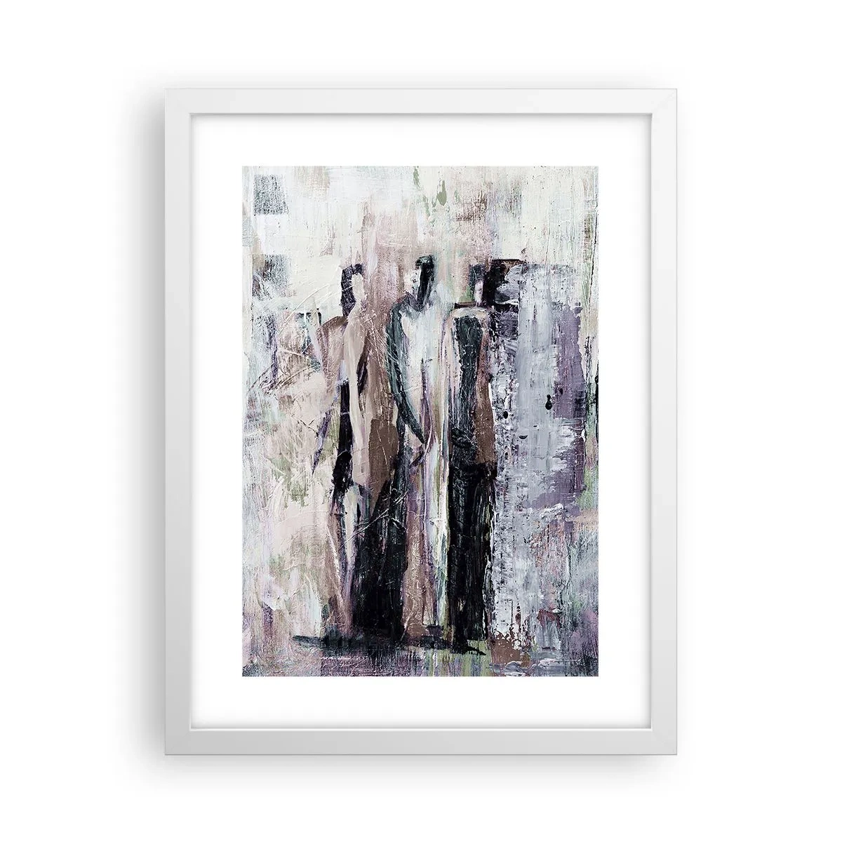 Poster in einem weißen Rahmen - Die geheimnisvolle Drei - 30x40 cm