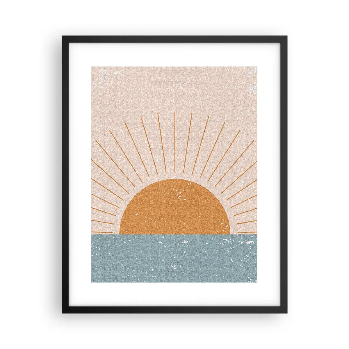 Poster in einem schwarzem Rahmen - Alltägliches Wunder - 40x50 cm