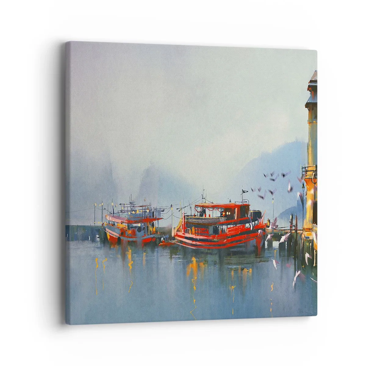 Bild auf Leinwand - Leinwandbild - Am Ende der Welt - 40x40 cm