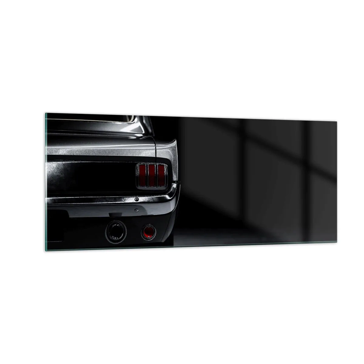 Glasbild - Bild auf glas - Charme des Klassikers - 100x40 cm