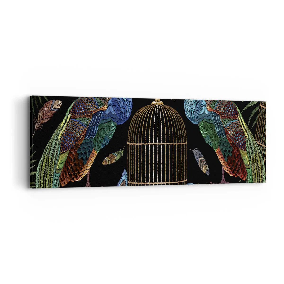 Bild auf Leinwand - Leinwandbild - In königlichen Gewändern - 90x30 cm