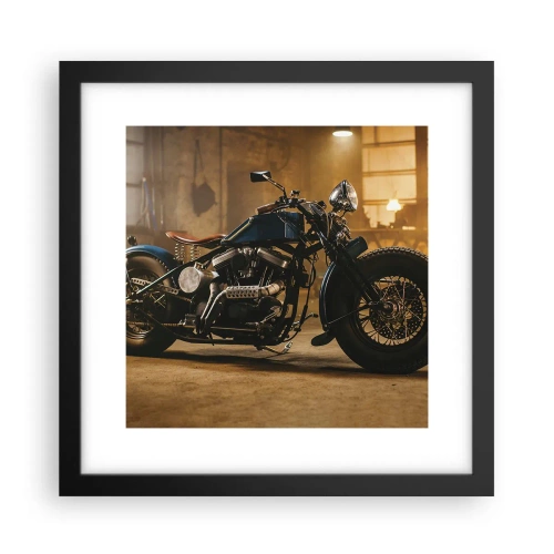 Poster in einem schwarzem Rahmen - Ich kann alles  - 30x30 cm