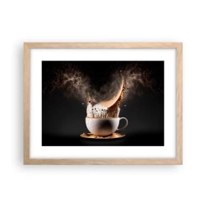 Poster in einem Rahmen aus heller Eiche - Geschmacksexplosion - 40x30 cm