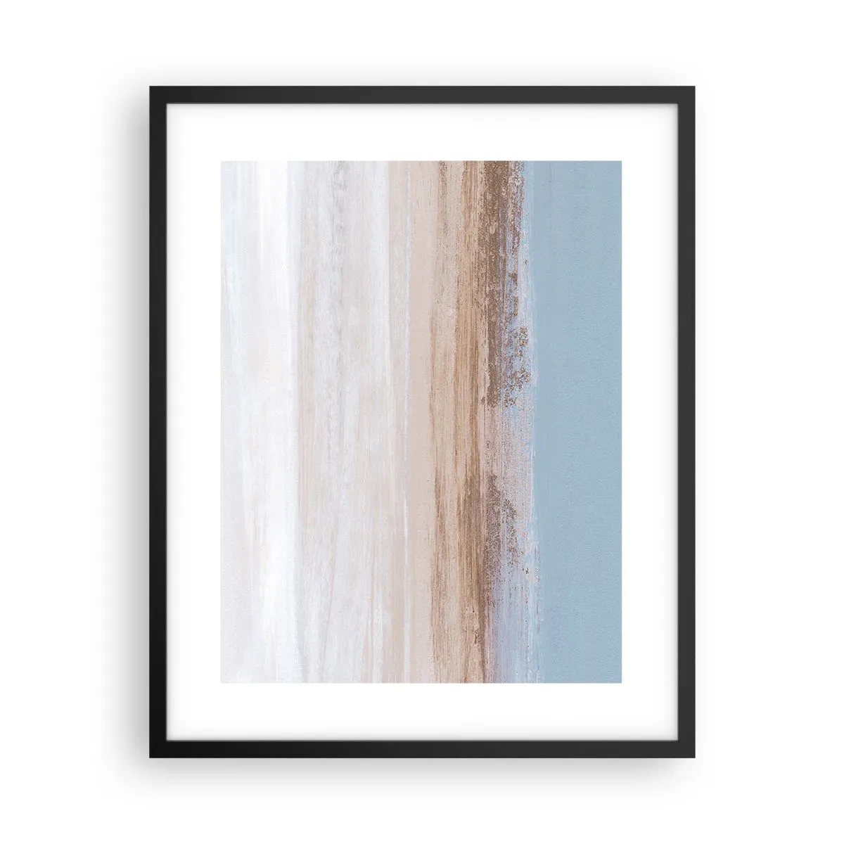 Poster in einem schwarzem Rahmen - Mehrdeutige Landschaft - 40x50 cm