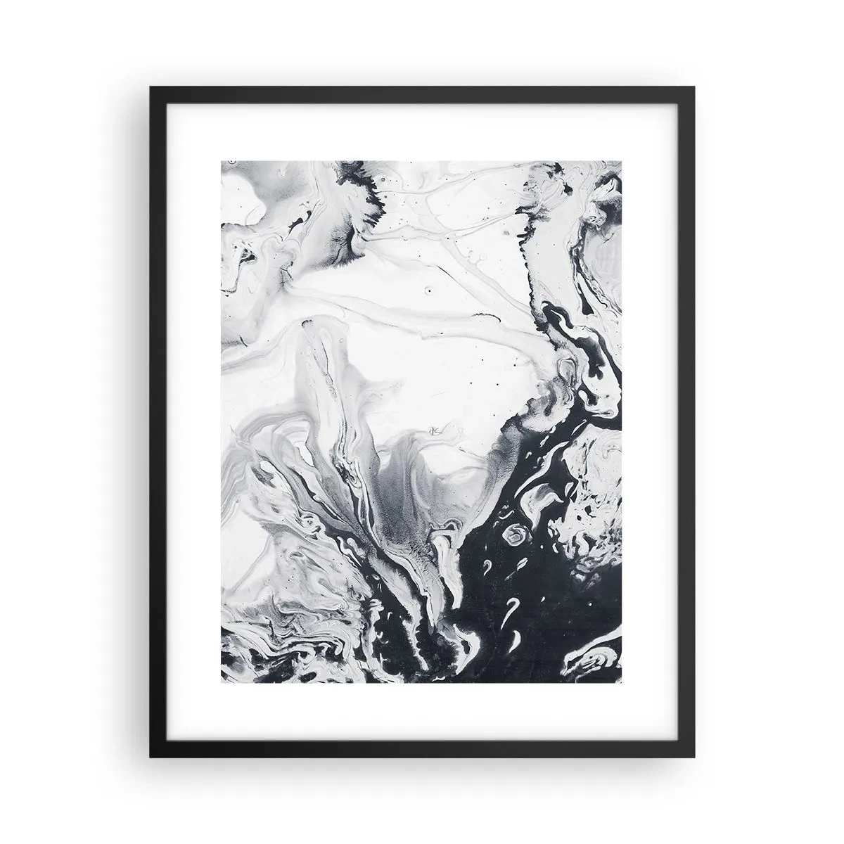 Poster in einem schwarzem Rahmen - Das Innere der Erde - 40x50 cm