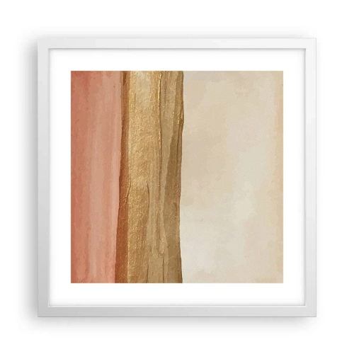 Poster in einem weißen Rahmen - Vertikale Komposition - 40x40 cm