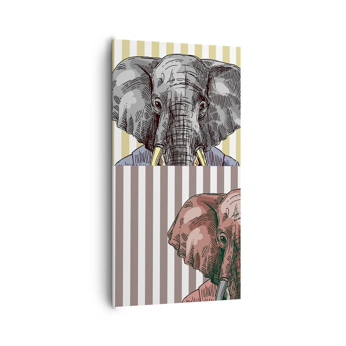 Bild auf Leinwand - Leinwandbild - Von Natur aus elegant - 65x120 cm