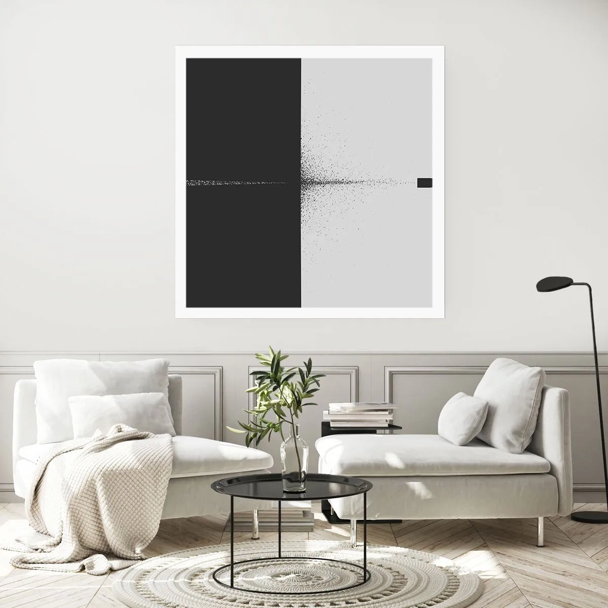 Poster - Direkt zum Ziel - 60x60 cm