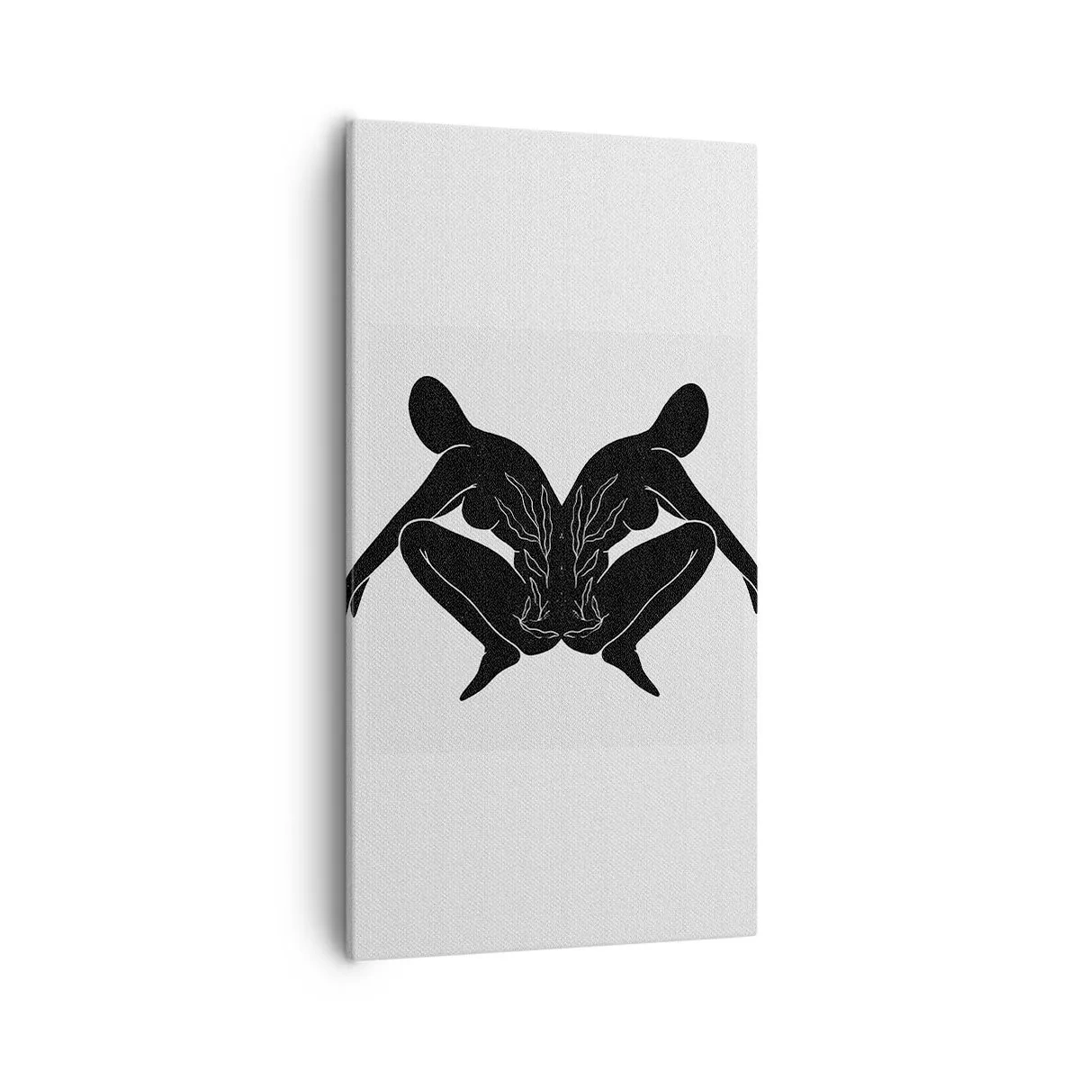 Bild auf Leinwand - Leinwandbild - Gemeinsame Seele - 55x100 cm