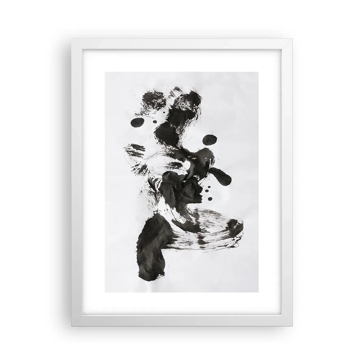 Poster in einem weißen Rahmen - Obwohl das Wahnsinn ist, steckt darin eine Methode? - 30x40 cm