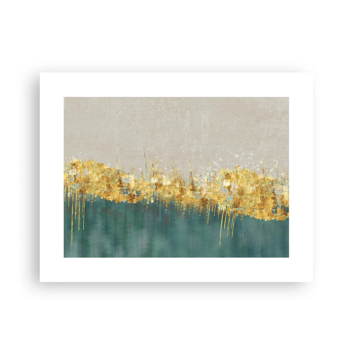 Poster - Goldener Rand - 40x30 cm