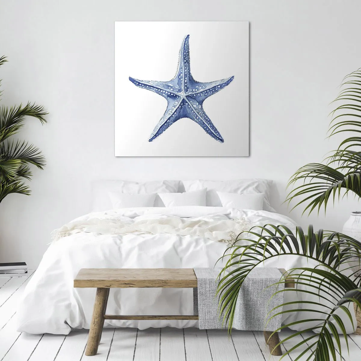 Bild auf Leinwand - Leinwandbild - Stern des Meeres - 50x50 cm