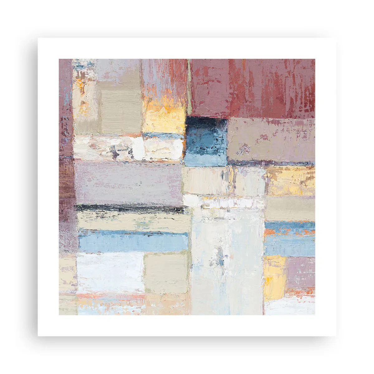 Poster - Ruhe der Geometrie - 50x50 cm