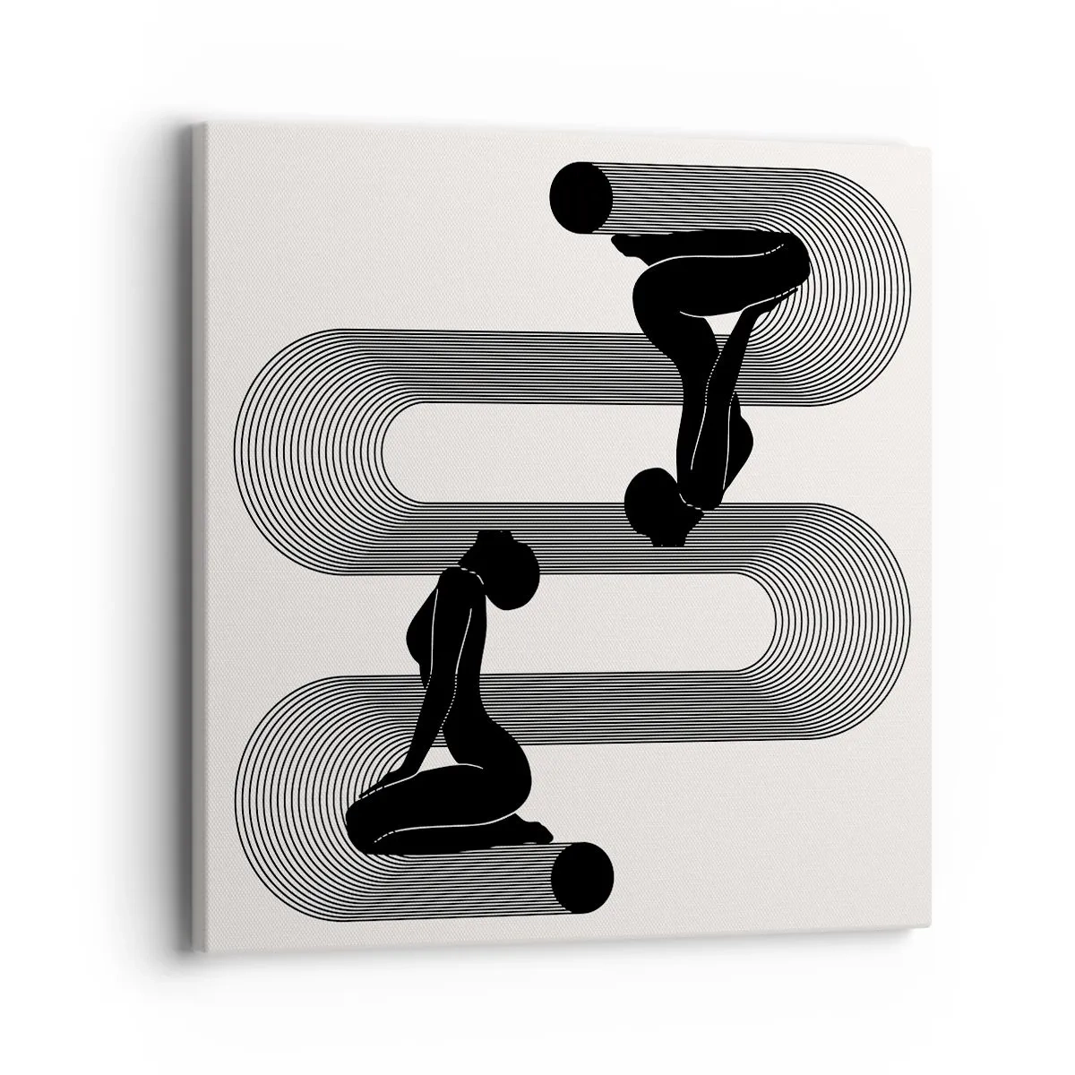 Bild auf Leinwand - Leinwandbild - Sinnliche Symmetrie - 40x40 cm