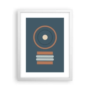 Poster in einem weißen Rahmen - Das Wesen der Dinge - 30x40 cm