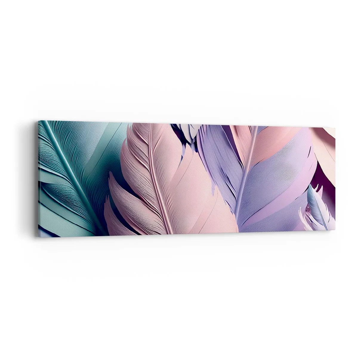 Bild auf Leinwand - Leinwandbild - Vogel-Chic - 90x30 cm