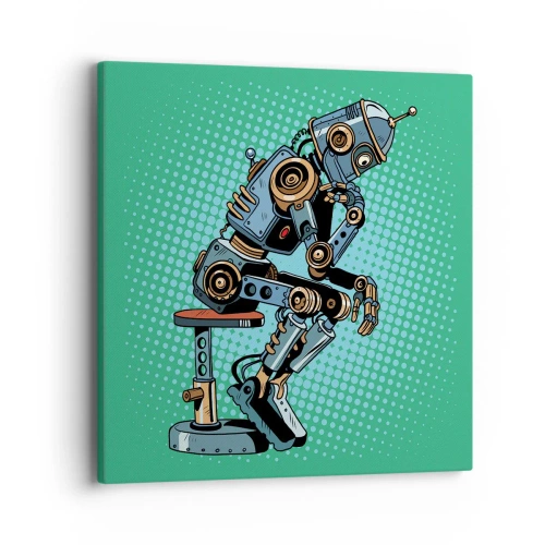 Bild auf Leinwand - Leinwandbild - Über der Essenz des Seins - 40x40 cm