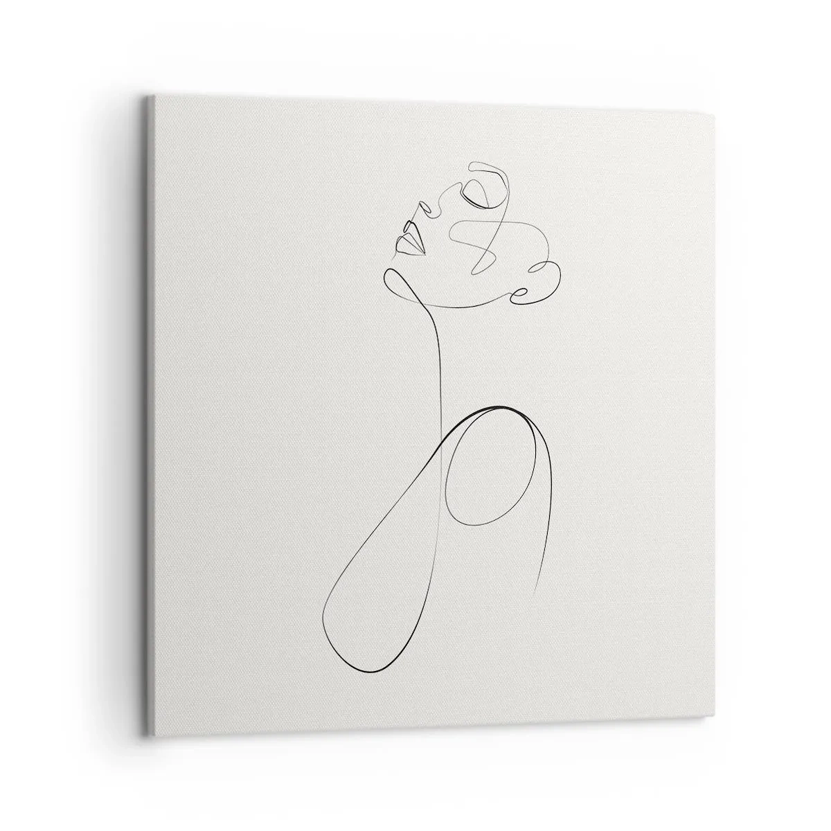 Bild auf Leinwand - Leinwandbild - Versunken in Träumen - 50x50 cm