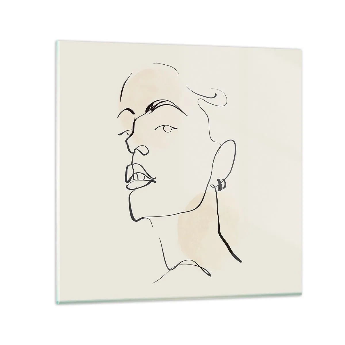 Glasbild - Bild auf glas - Ein stolzer Blick - 60x60 cm