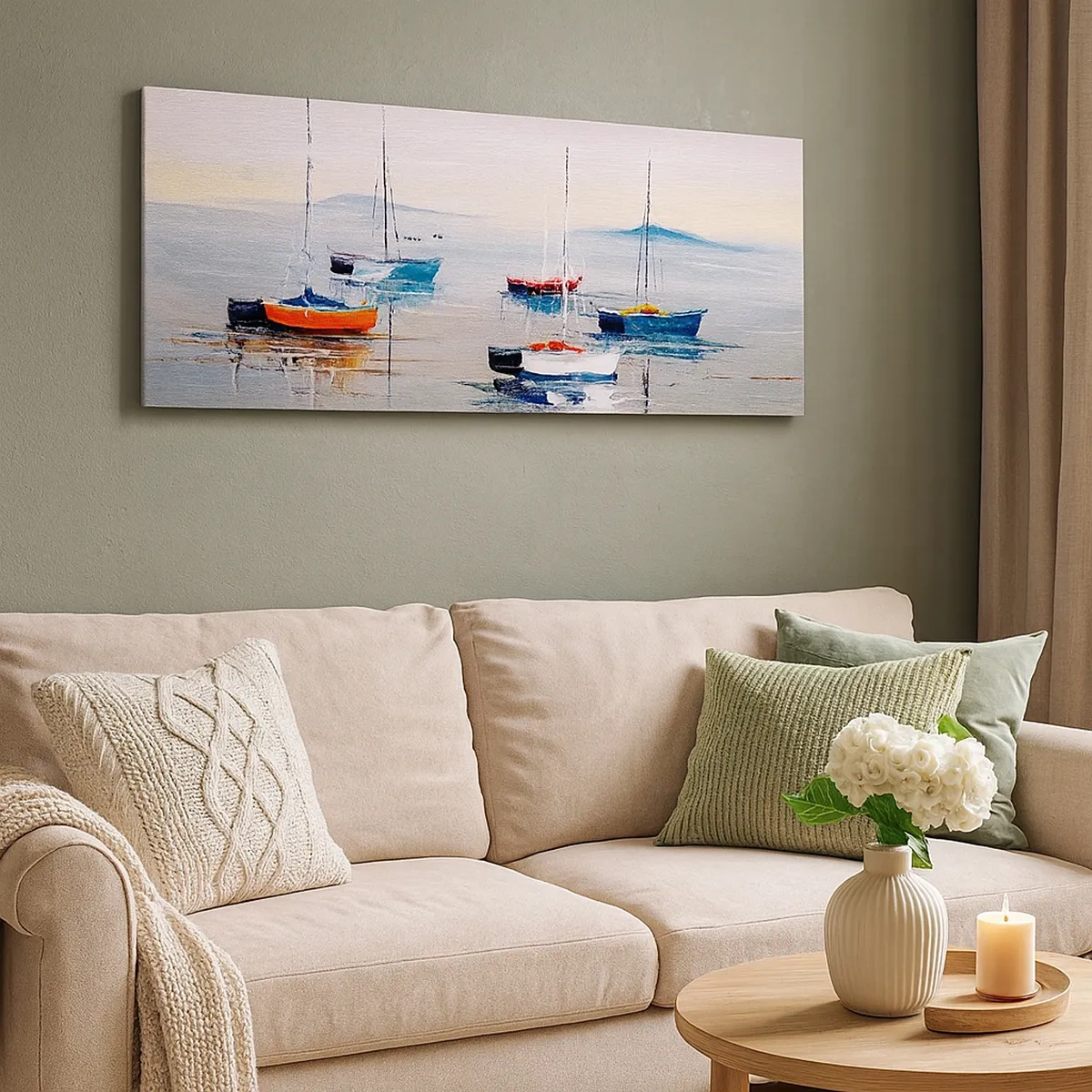 Bild auf Leinwand - Leinwandbild - Wohlverdiente Ruhe - 30x30 cm