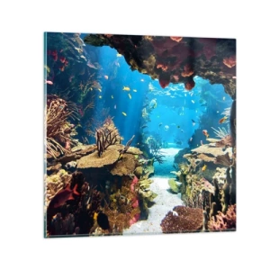 Glasbild - Bild auf glas - Du hast es noch nicht einmal geträumt - 70x70 cm