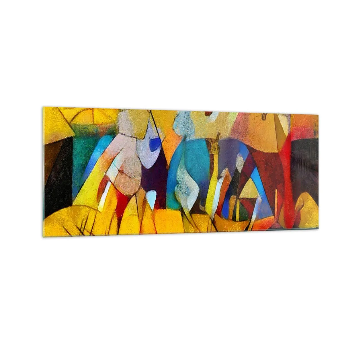 Glasbild - Bild auf glas - Sonne - Leben - Freude - 100x40 cm