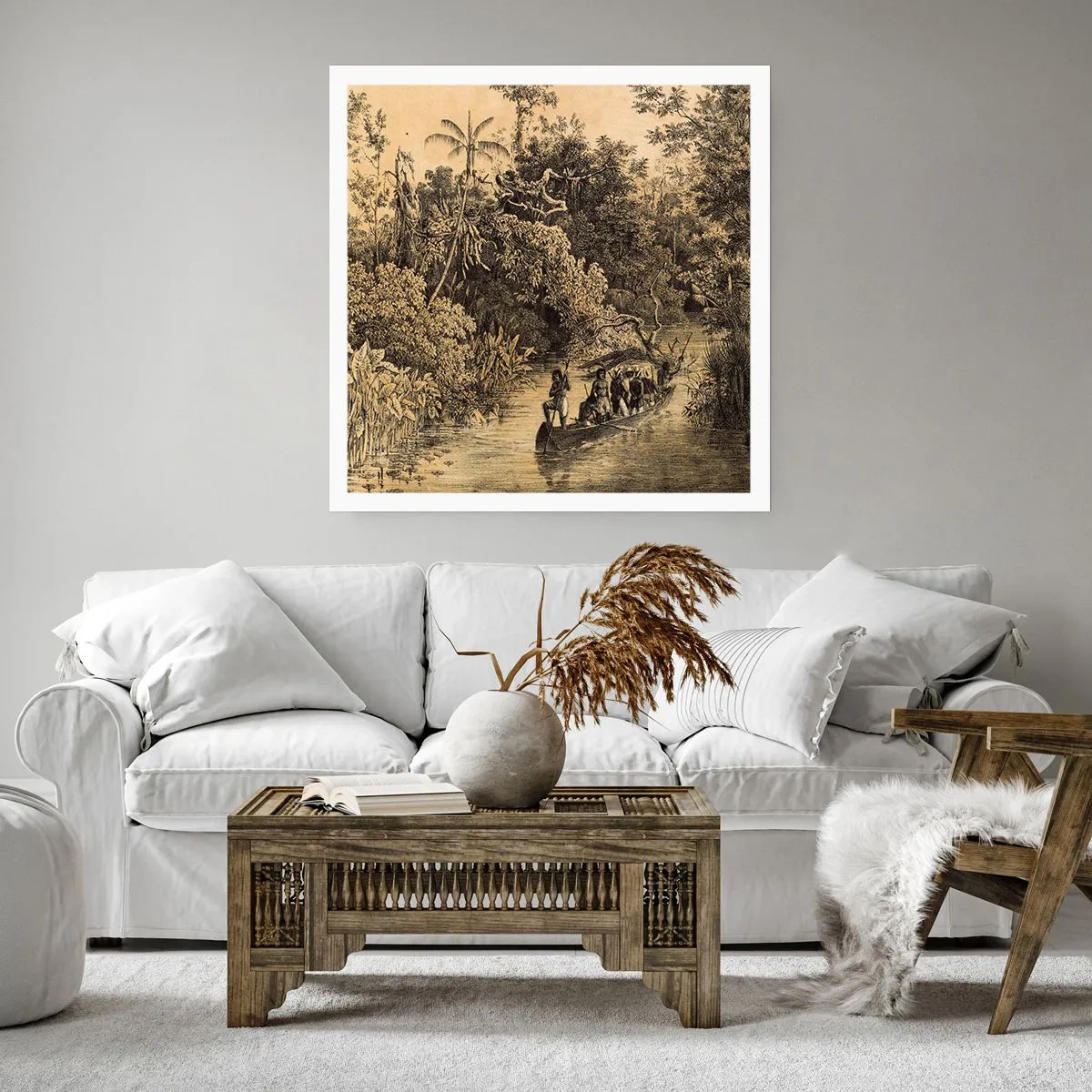 Poster - Expedition zur Quelle - 40x40 cm
