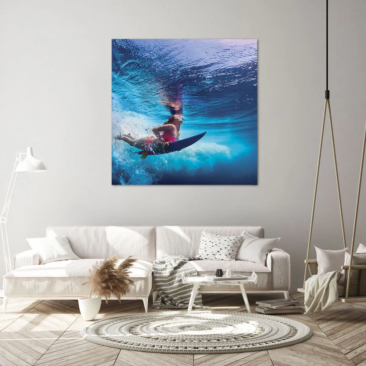 Bild auf Leinwand - Leinwandbild - Tiefe der Freude - 30x30 cm