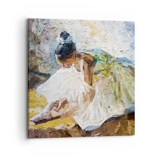 Bild auf Leinwand - Leinwandbild - Aus einem Gemälde von Degas - 70x70 cm