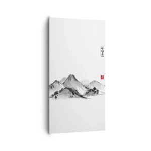 Bild auf Leinwand - Leinwandbild - Unendliche Fernen - 65x120 cm